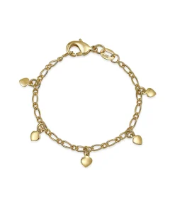 Dangling Hearts Charm Bracelet