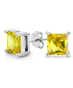 Brilliant Princess Earrings (Yellow)