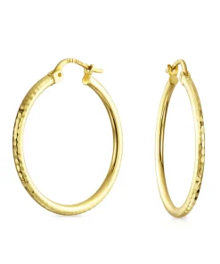 Gold Hammer Hoops